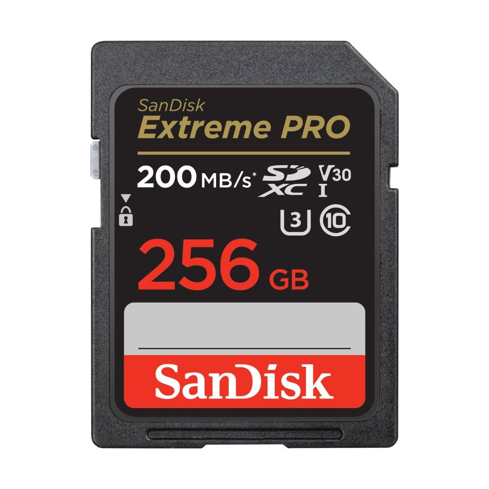 SanDisk 256GB Extreme PRO SDXC UHS-I Memory Card 