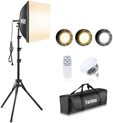 Photography Lighting kit with Backdrops, 8.5ftx10ft Backdrop Stand, 5 tripod stands and Bulb, Umbrella Softbox Continuous Lighting